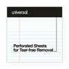 Universal Premium Ruled Writing Pads, Wide/Legal Rule, 5x8, White, 50 Shts, PK12 UNV57300